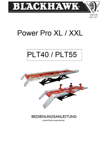 [INSPLTDE] Instrukcija - P. PRO XL / XXL - DE (INSPLTDE, BLACKHAWK)