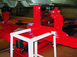 [PL105] Hub stand supports for post lift, 2 pcs (PL105, BLACKHAWK)