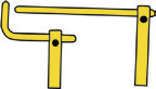[WEL17004] Arms + electrodes for external profiles WEL17000, 2 pcs (WEL17004, BLACKHAWK)