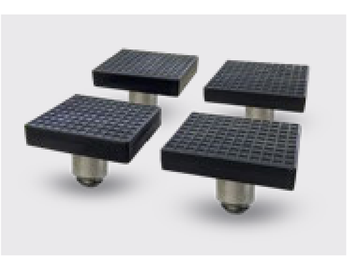 [S370A32] TESLA set of 4 rubber pads Ø 55 mm (S370A32, RAVAGLIOLI)