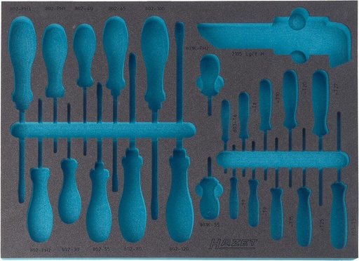 [163-141L] Two-component foam tool insert (163-141L, HAZET)