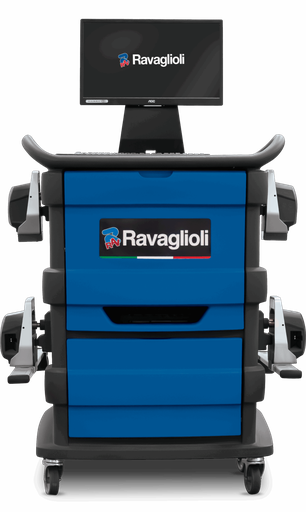 [RAV.TD176.700643] RAVTD1760PWS.3 6-CCD jutiklių ratų suvedimo stendas, su infraraudonųjų spindulių ryšiu tarp matavimo galvučių, RAVAGLIOLI (RAV.TD176.700643)