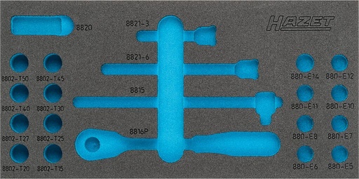[163-348L] Divkomponentu putu ieliktnis instrumentiem (163-348L, HAZET)