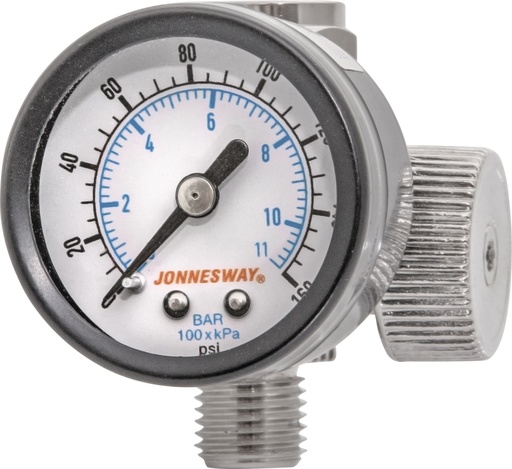 [ACC-3806R] Oro reguliatorius su slėgio matuokliu iki 160 PSI (ACC-3806R, JONNESWAY)