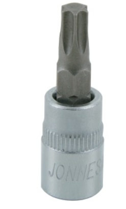 [S07H208] Muciņa ar zvaigznes (TORX) uzgali 1/4" T8 (S07H208, JONNESWAY)