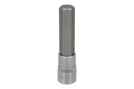 [S09H4317] Muciņa ar sešstūra (HEX) uzgali 1/2", izmērs: H17, L: 100 mm, CR-V/S2 (S09H4317, PRIDE)