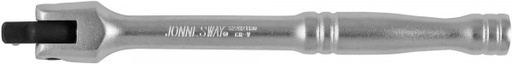 [S22H21130] Flexible handle, CR-V, 1/4", length: 130 mm (S22H21130, JONNESWAY)