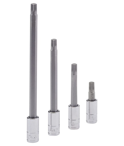 [208+7330] T-30 aizsargāts Torx uzgalis ar 1/4" stiprinājumu, 70 mm (208+7330, GENIUS)