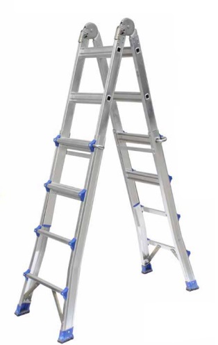 [05.086.16] A-frame folding ladder 5+5 steps (510 cm) (05.086.16, SPIN)