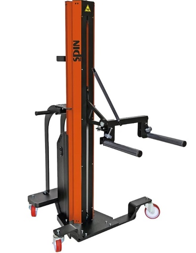 [05.084.27] Elektrinis ratų ir ratlankių keltuvas/vežimėlis, Spin (05.084.27, SPIN)