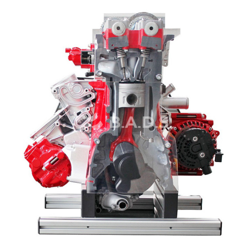 [IVDD01-CR02] Diesel DOHC Common Rail engine ½ cutaway model (IVDD01-CR02, AUTOEDU)