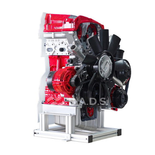 [IVDB02] Petrol DOHC MPI engine ½ cutaway training model (IVDB02, AUTOEDU)