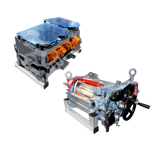 [AERZ65] EV transfer case and electric motor reducer cutaway model (AERZ65)
