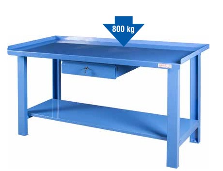 [05.088.73] Darbgalds 1,6 m ar 1 atvilktni, 800 kg slodze (05.088.73, SPIN)