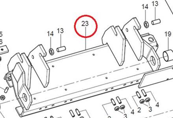 [7505106300] Frame for G96N truck tyre changer, RAVAGLIOLI (7505106300, RAV)