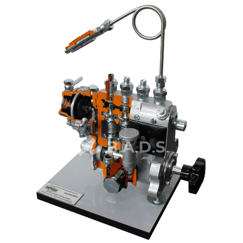 [AE410220M] Cutaway training model: BOSCH inline 4-cylinder injection pump with pneumatic governor (AE410220M, AUTO EDU)