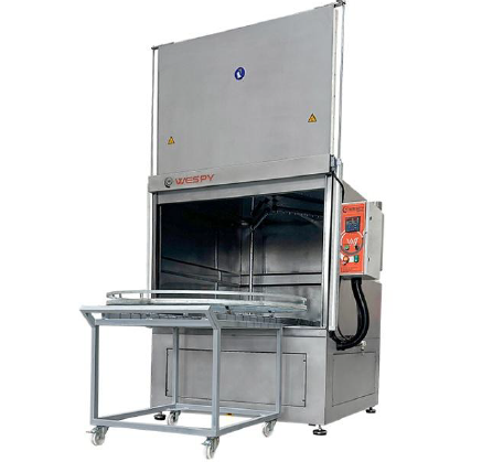 [DS-1500] ROTARY BASKET WASHING MACHINE WITH PNEUMATIC AUTOMATIC OPENING, Wespy (DS-1500)