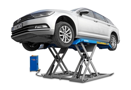 [PN3500DXL] Mobils zemā profila šķēru pacēlājs 3,5 t, 230 V, 1200 mm, NORTEC PRO (PN3500DXL, COFRAMA)