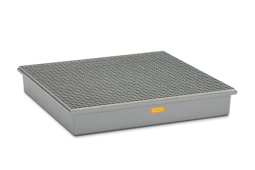 [10396] Spill containment tray for hazardous 200L liquids for drumėms 4 vnt. CEMO (10396, CEMO)