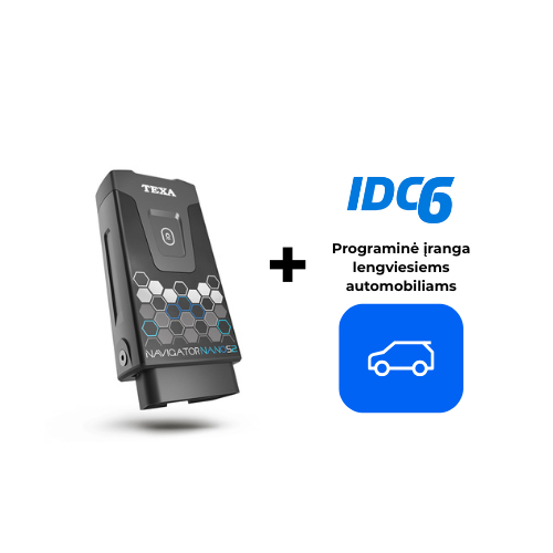 [D08616] Diagnostikas komplekts NAVIGATOR NANO S2 + IDC6 (vieglajām automašīnām) (D08616, TEXA)
