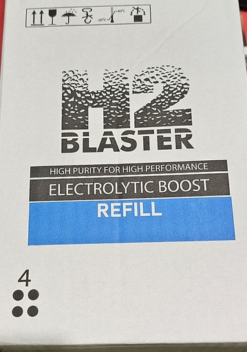 [3918838] 4-bottle pack of 500 ml "Refill" fluid, H2 BLASTER (3918838, TEXA)