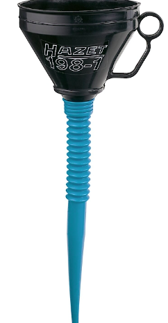 [198-1] Funnel with flexible hose (198-1, HAZET)