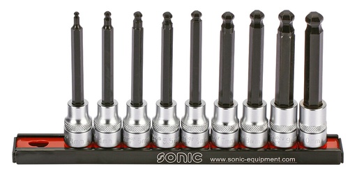 [200901] Šešiakampių antgalių 3/8 rinkinys (9vnt.) (200901, SONIC)
