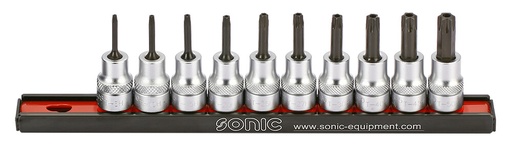 [201006] TORX tamperiams atsparių antgalių 3/8 rinkinys (10vnt.) (201006, SONIC)