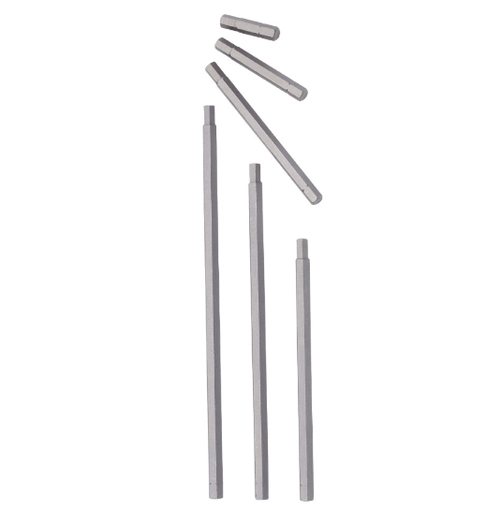 [2138] Uzgalis sešstūra (HEX), kāts 1/4", L 30 mm, 8,0 mm (2138, GENIUS)
