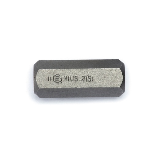 [2151] Skrūvgrieža uzgalis sešstūra 11 mm × 30 mm, metrisks (2151, GENIUS)