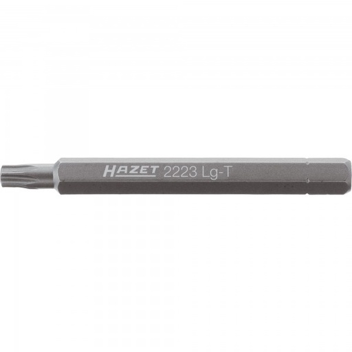 [2223LG-T25] Atsuktuvo antgalis, žvaigždinis Torx T25, 1/4″ (6,3 mm) šešiabriaunis (2223LG-T25, HAZET)