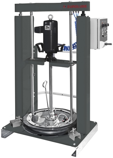 [257-53] Pneumatic piston grease pump 12:1 with lift (257-53, EUROLUBE)