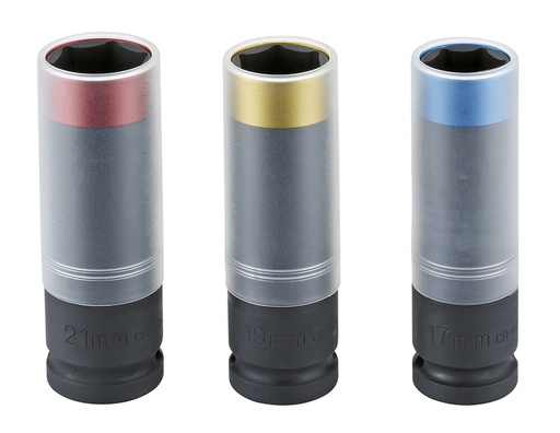 [300311] Impact socket set for wheels 1/2 (3 pcs), SONIC (300311, SONIC)