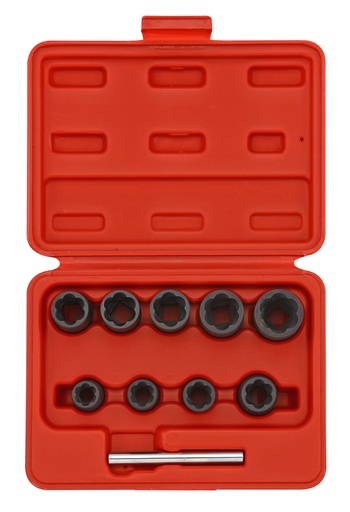 [300901] Galvučių rinkinys pažeistoms veržlėms ir varžtams (10 vnt.) (300901, SONIC)