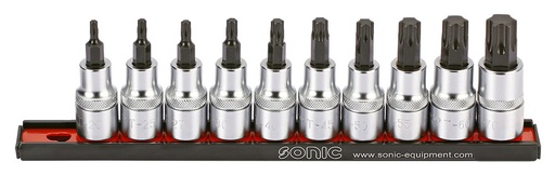 [301005] TORX antgalių galvutės 1/2", 10 vnt. (301005, SONIC)