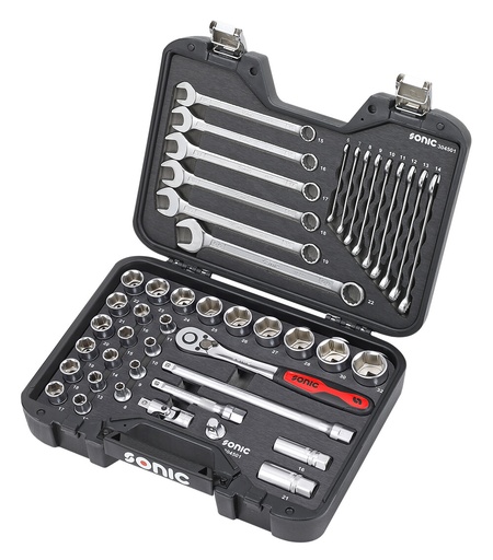 [304501] BMCS 1/2 Socket and Wrench Set (45 pcs) (304501, SONIC)