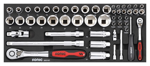 [305101] Ligzdu komplekts instrumentu kastei (51 gab.) (305101, SONIC)