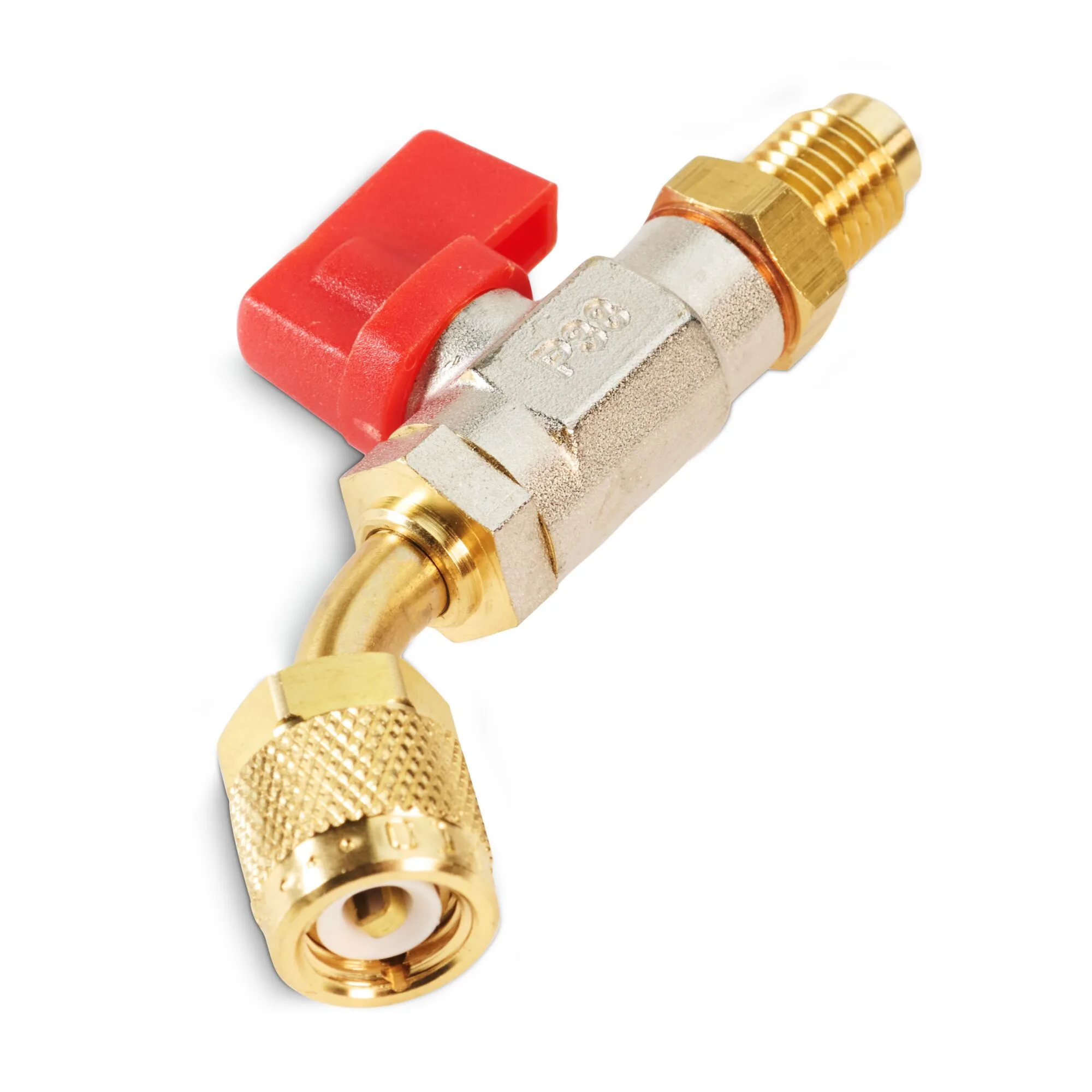[8885400289] Rutulinis vožtuvas 1/4" HD (aukšto slėgio), 45° lenktas, A/C (8885400289, WAECO)