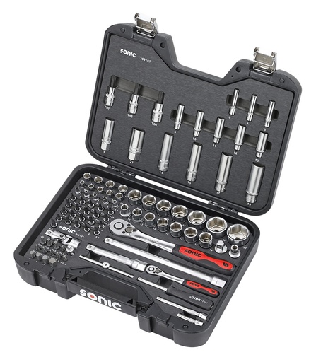 [309101] Įrankių komplektas lagamine 91vnt, Sonic Equipment (309101, SONIC)