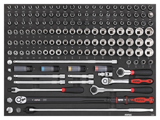 [314901] Įrankių komplektas 1/2" į vežimėlius, 149 vnt (314901, SONIC)