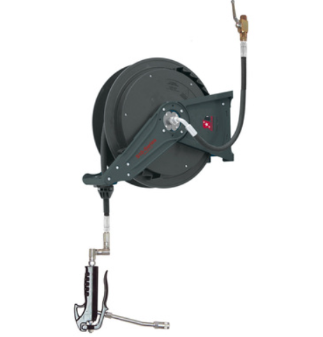 [327-12] Reel for supply of consistent grease open type with gun EUROLUBE (327-12, EUROLUBE EQUIPMENT)