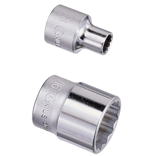 [333221] Socket 3/8" 12-point 21mm (333221, GENIUS)