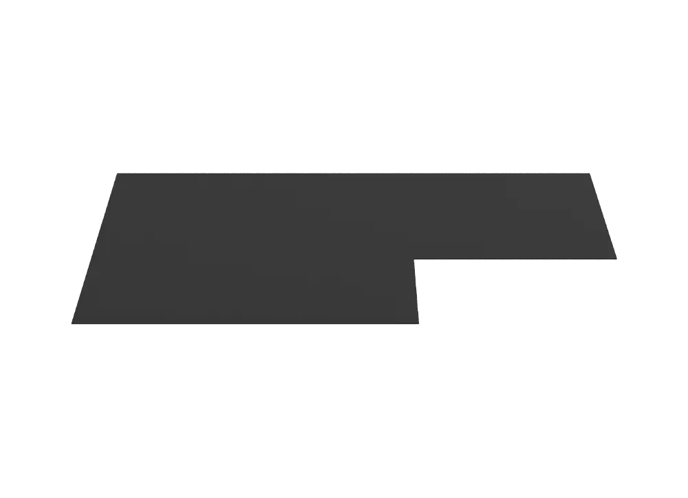 [5999809] MSS+ composite corner worktop 1060x1060x2mm (5999809, SONIC)