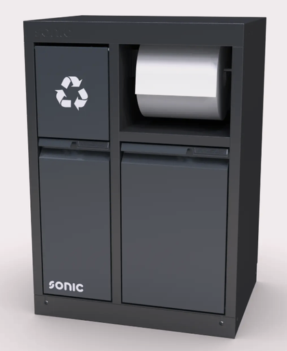 [47960] NEXT MSS wastebin storage cabinet with paper roll holder 674 mm (47960, SONIC)