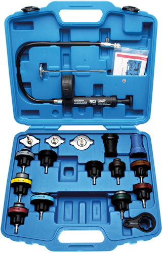[T-587596 8027] Radiator pressure and cooling system tester | 18 pcs. 8027, BGS (T-587596 8027)