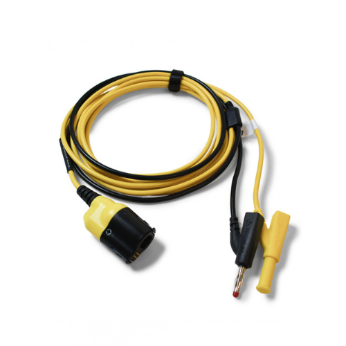[TA407] PicoBNC+ mērīšanas vads ar 4 mm pastāvīgo zemējumu, 3 m, dzeltens (TA407, PICO)