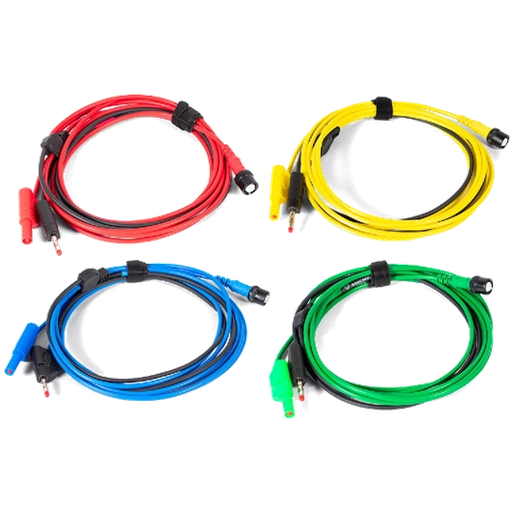 [PP718] Test Lead set BNC to 4mm 4 colours 3M (PP718, PICO)