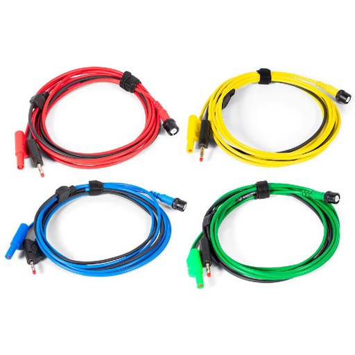 [PP941] Matavimo laidų rinkinys BNC-4mm, 4 spalvos, 5m (PP941, PICO)