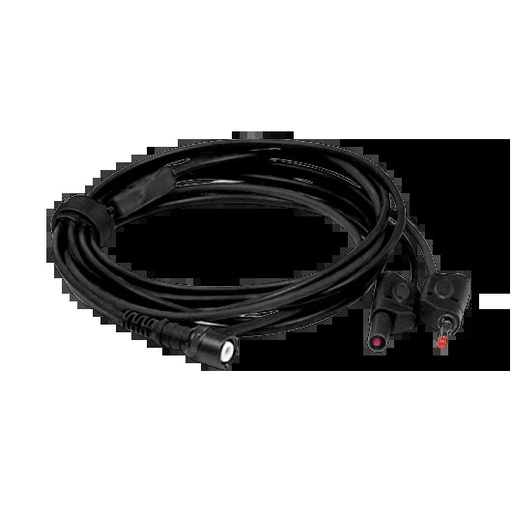 [TA472] Premium test lead: BNC to 4 mm, 3 m, black, permanent ground (TA472, PICO)