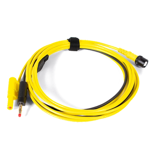 [TA202] Mērvads BNC – 4 mm, 5 m, dzeltens, pastāvīgs zemējums (TA202, PICO)